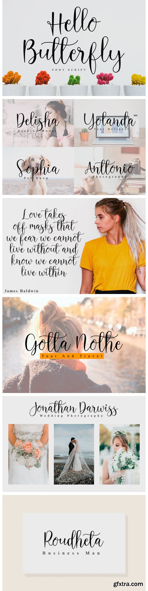 Hello Butterfly Font