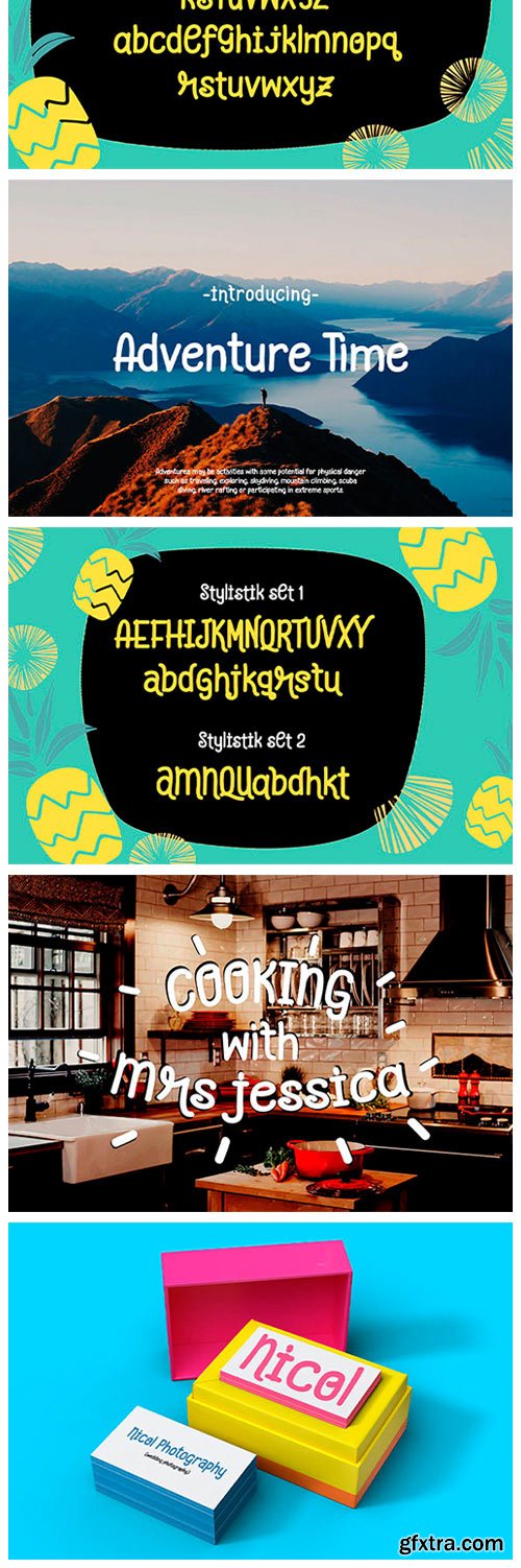 Pineapple Grass Font Pineapple Grass Font