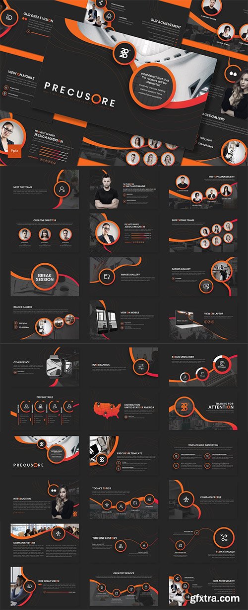 Precusore - PowerPoint, Keynote, Google Slides Template