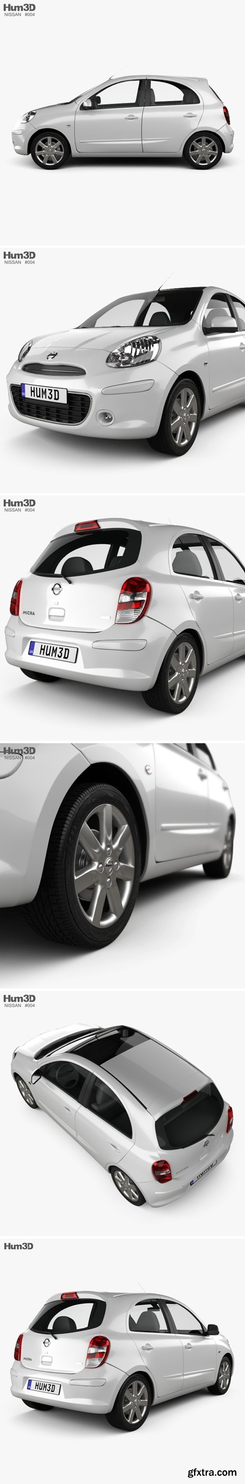 Nissan Micra (March) 2011 3D model