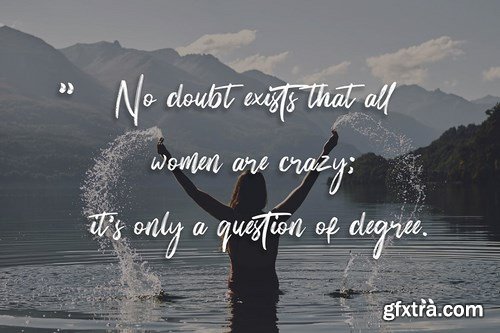 Christine Brush Typeface