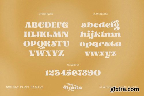 CM - Dorris - Swirly font family 4818798 CM - Dorris - Swirly font family 4818798