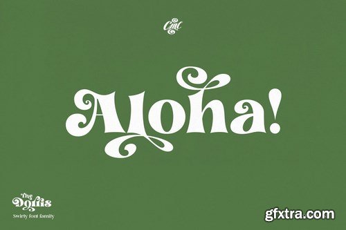 CM - Dorris - Swirly font family 4818798 CM - Dorris - Swirly font family 4818798