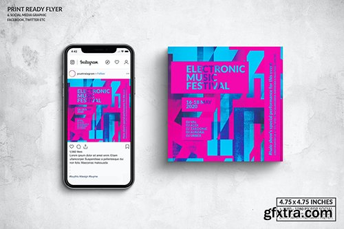 Event Square Flyer & Social Media Post Design