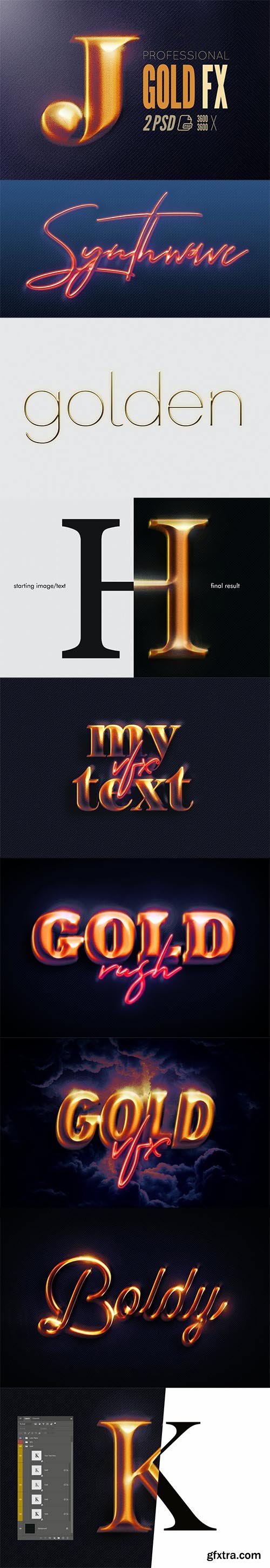 Epic Gold FX for Adobe Photoshop Epic Gold FX for Adobe Photoshop