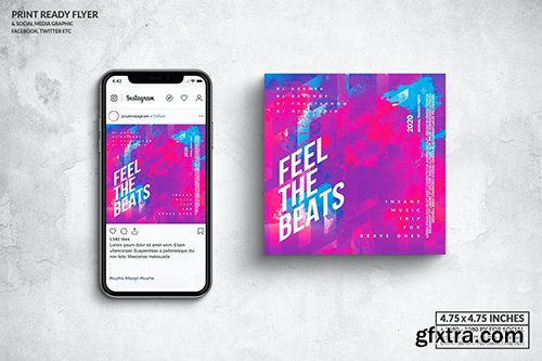 Event Square Flyer & Social Media Post Design