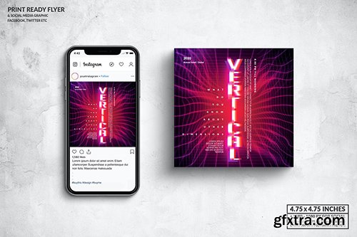 Event Square Flyer & Social Media Post Design