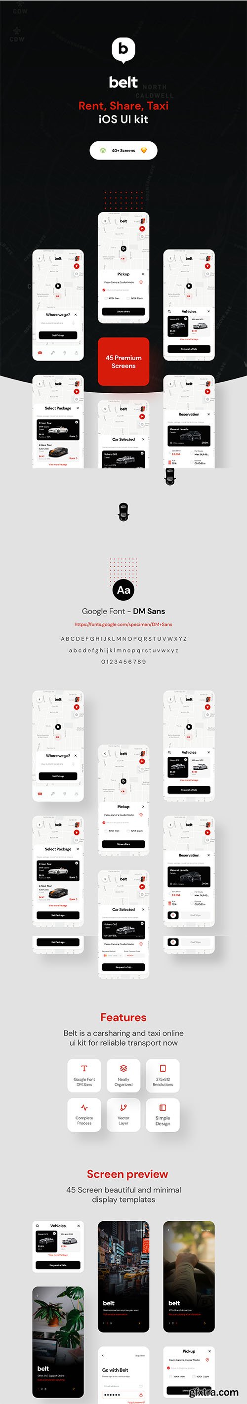 Belt App UI kit Belt App UI kit