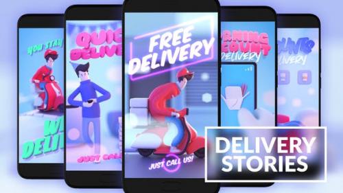 Videohive - Food Delivery Instagram Stories