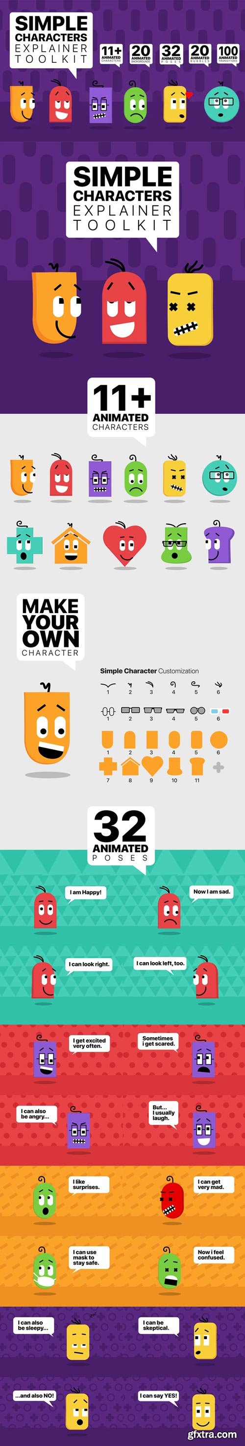 Videohive - Simple Characters Explainer Toolkit - 26245201