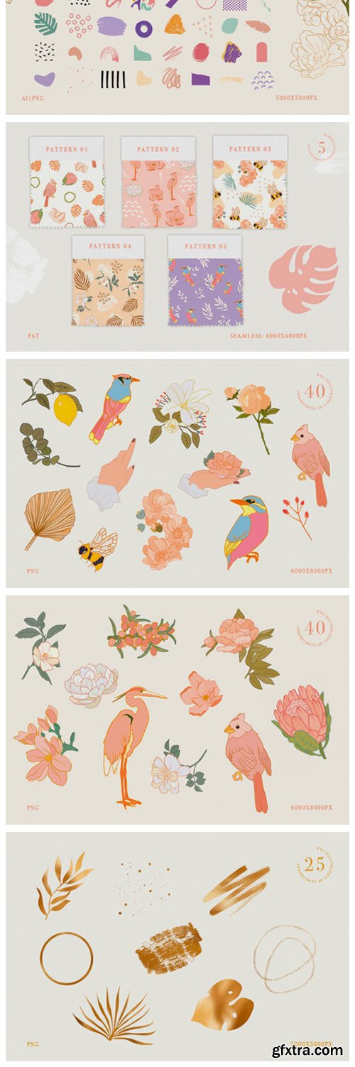 Call of Nature Collage Kit 4062548 Call of Nature Collage Kit 4062548