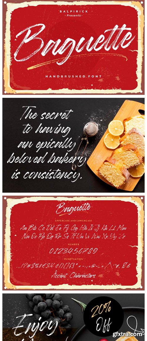 Baguette Font Baguette Font