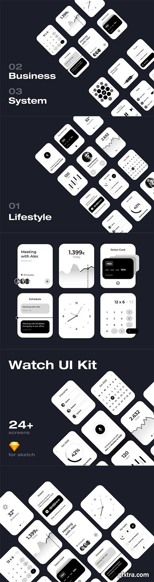 Apple Watch UI Kit Apple Watch UI Kit