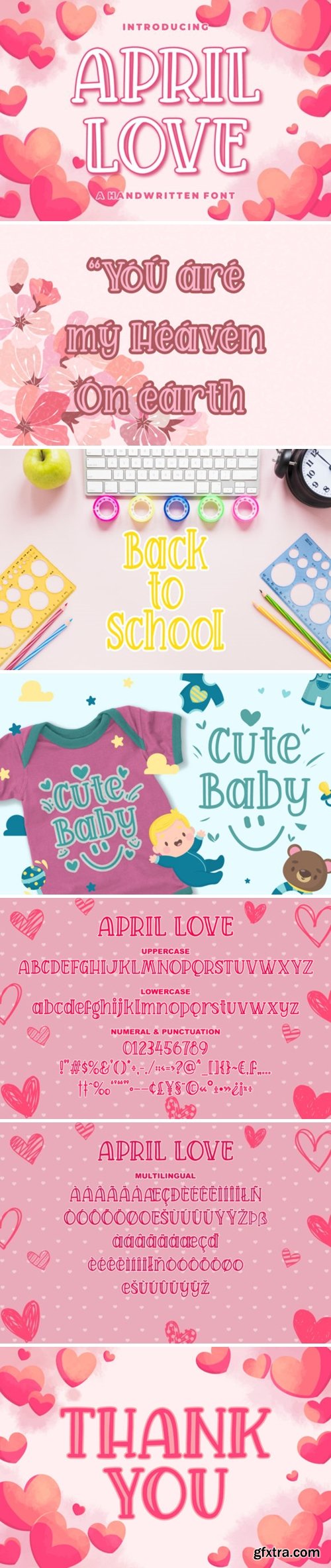 April Love Font