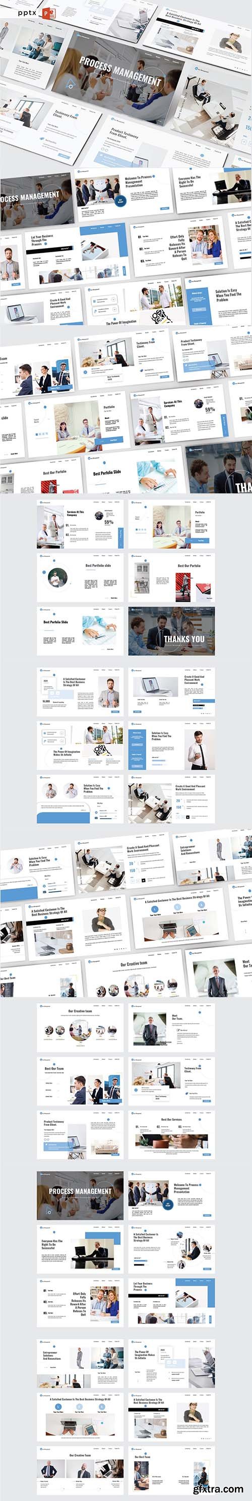 PROCESS MANAGEMENT - PowerPoint, Keynote, Google Slides Presentation PROCESS MANAGEMENT - PowerPoint, Keynote, Google Slides Presentation