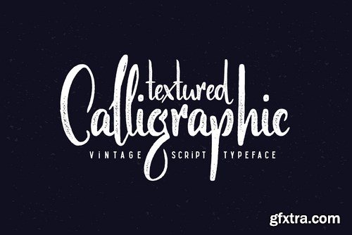 Scratches calligraphic font