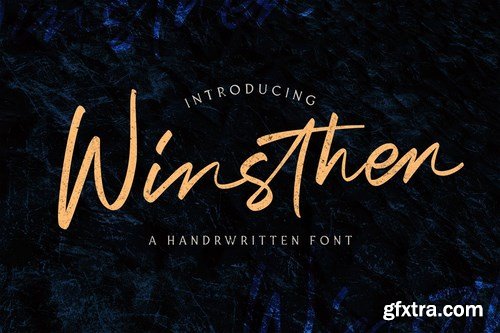 CM - Winsthen - Handwritten Font 4909527 CM - Winsthen - Handwritten Font 4909527