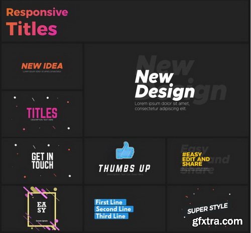 Videohive - Montage Graphic Pack / Titles / Transitions / Lower Thirds and more V8.2 - 23449895