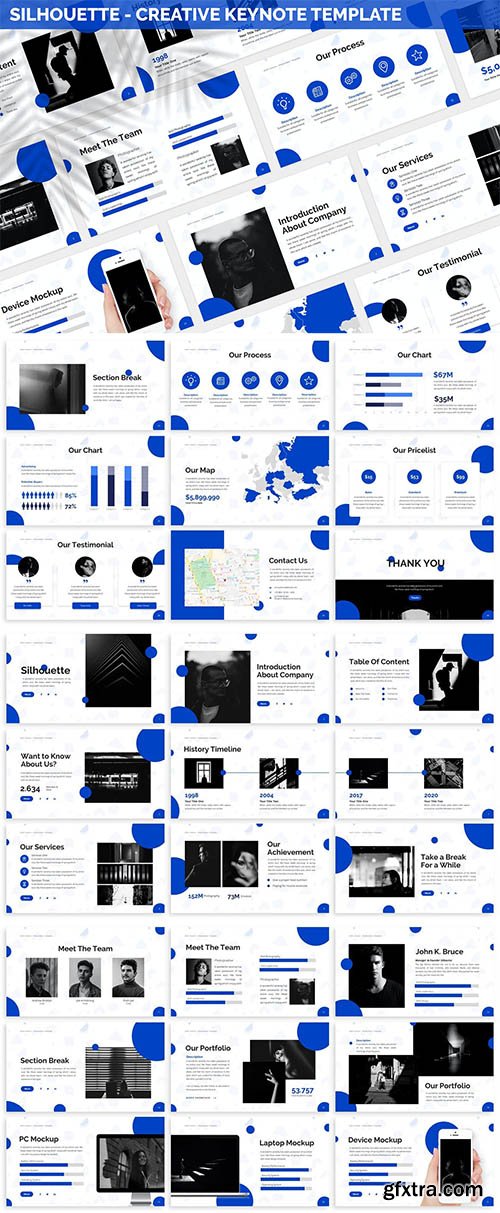 Silhouette - Creative Keynote Template Silhouette - Creative Keynote Template