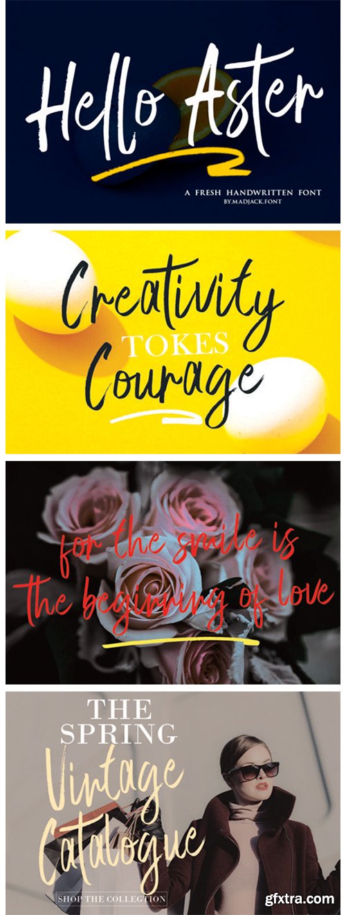 Hello Aster Font Hello Aster Font