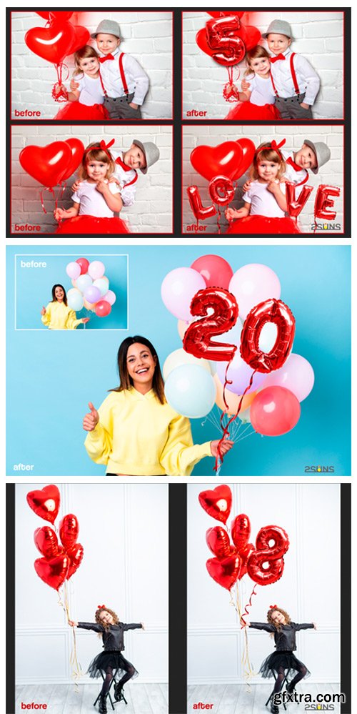 45 Foil Red Balloons Overlay 4083912 45 Foil Red Balloons Overlay 4083912
