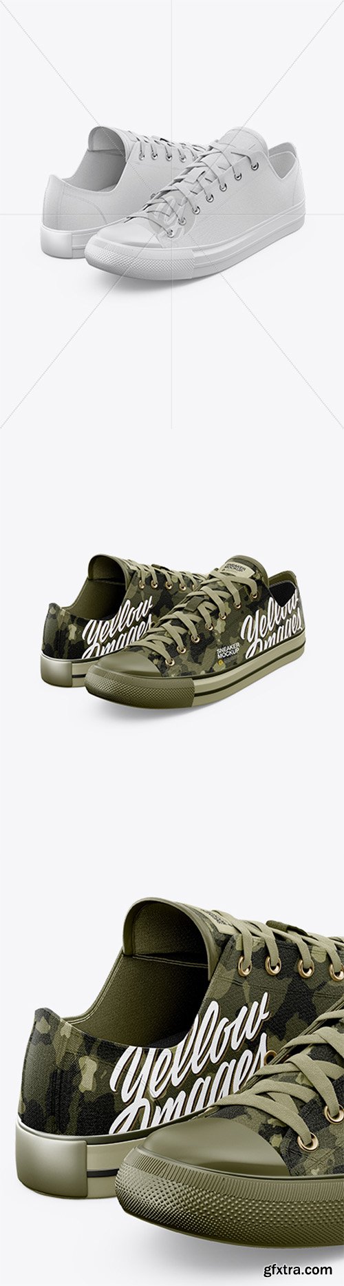 Two Sneakers Mockup - Half Side View 22647 Two Sneakers Mockup - Half Side View 22647