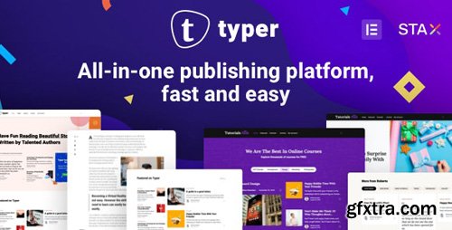 ThemeForest - Typer v1.8.1 - Amazing Blog and Multi Author Publishing Theme - 24818607 - NULLED