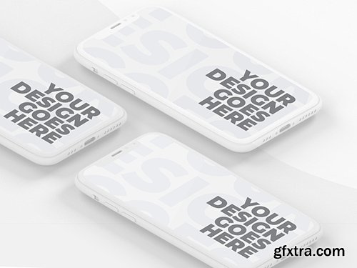 White Clay Smartphone Mockup 346972094