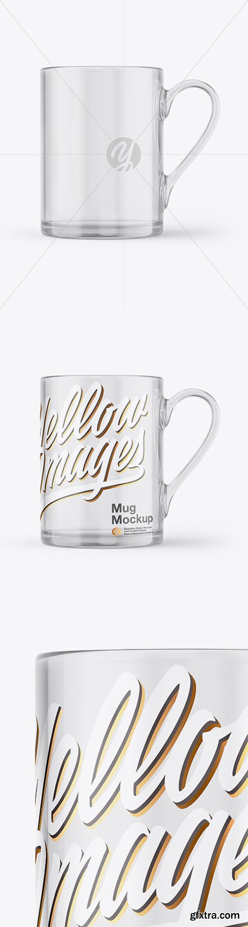 Transparent Glass Mug Mockup 44758 Transparent Glass Mug Mockup 44758
