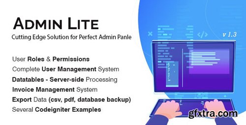 CodeCanyon - Admin Lite v2.1 - PHP Admin Panel + User Management - 21136710 CodeCanyon - Admin Lite v2.1 - PHP Admin Panel + User Management - 21136710