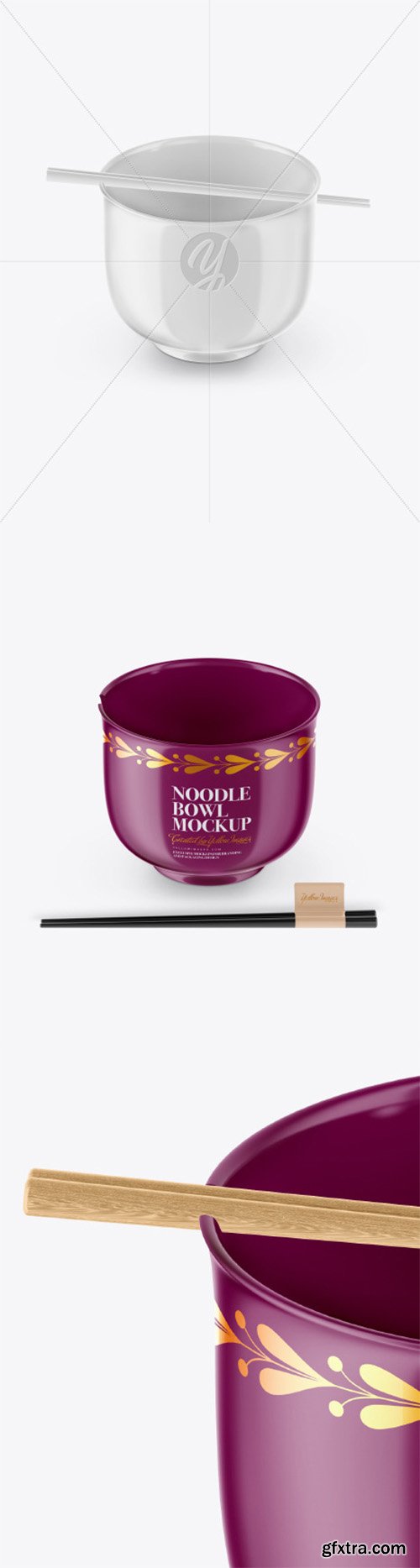 Glossy Noodle Bowl Mockup 52035 Glossy Noodle Bowl Mockup 52035