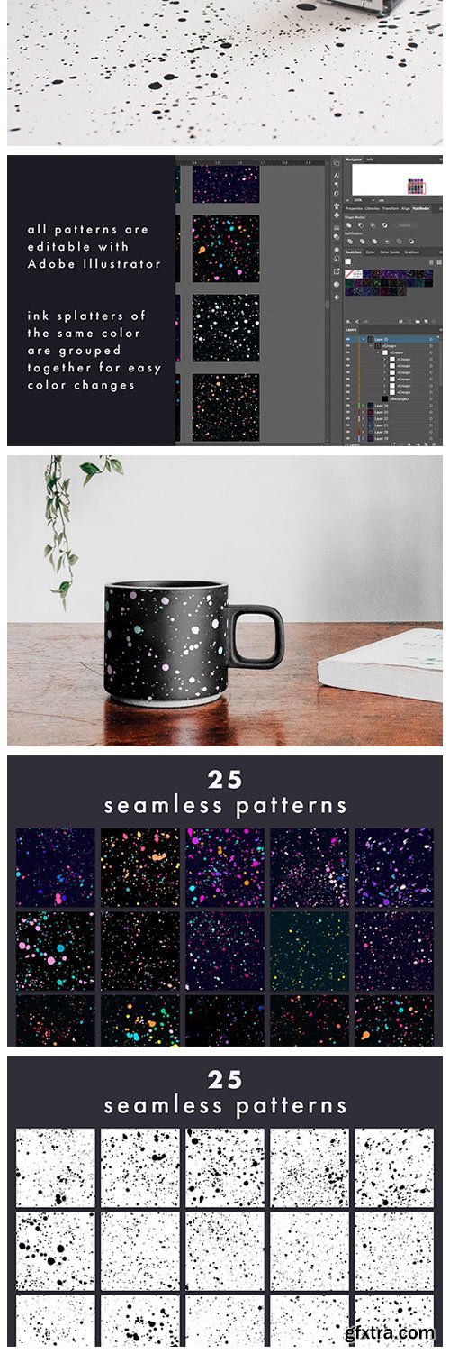 CM - Ink Splatter Patterns Volume 002 4660682 CM - Ink Splatter Patterns Volume 002 4660682