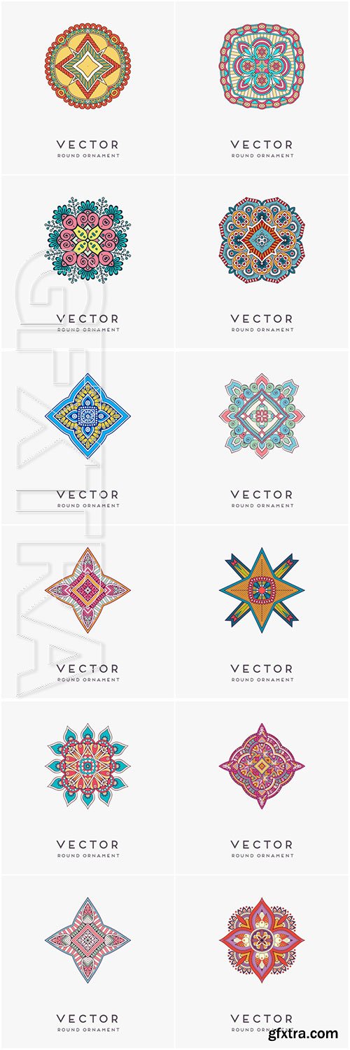 Decorative hand drawn mandala vector illustration # 3 Decorative hand drawn mandala vector illustration # 3