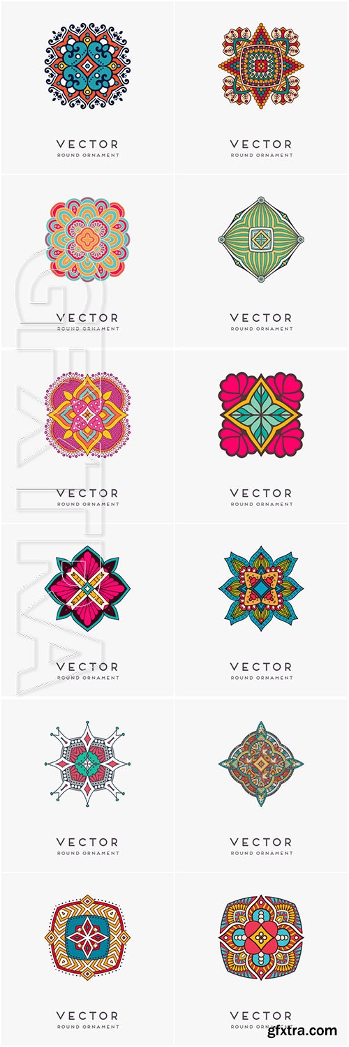 Decorative hand drawn mandala vector illustration # 2 Decorative hand drawn mandala vector illustration # 2