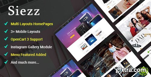 ThemeForest - Siezz v1.0.0 - Multi-purpose OpenCart 3 Theme ( Mobile Layouts Included) (Update: 3 January 20) - 21274391
