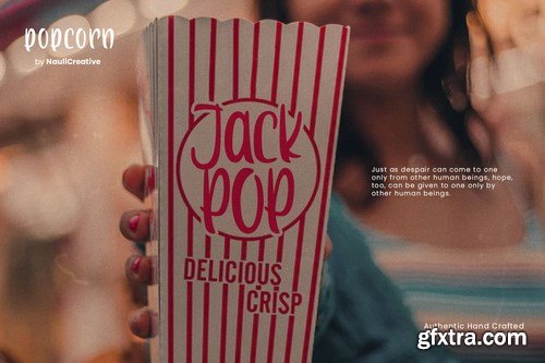 Popcorn - Fun Decorative Font