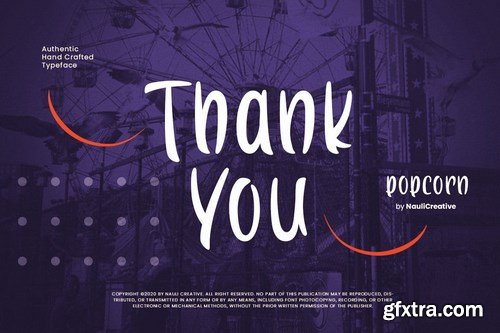 Popcorn - Fun Decorative Font