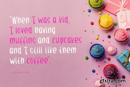 Popcorn - Fun Decorative Font