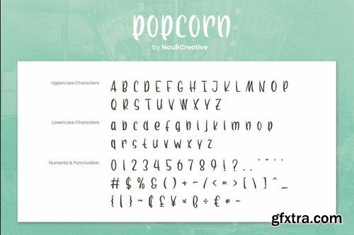 Popcorn - Fun Decorative Font