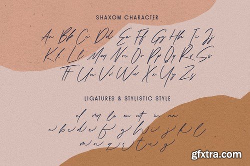 Shaxom - Signature Script Font