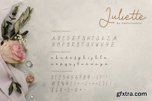 Juliette - Modern Script Font