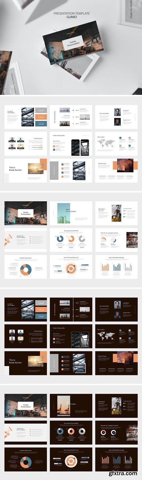 Gumio Powerpoint, Keynote and Google Slides Templates