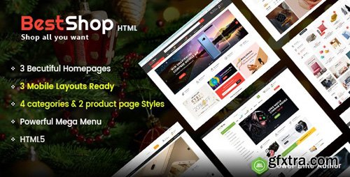 ThemeForest - BestShop v1.0.1 - Top MultiPurpose HTML Template With Mobile Layouts - 21746707