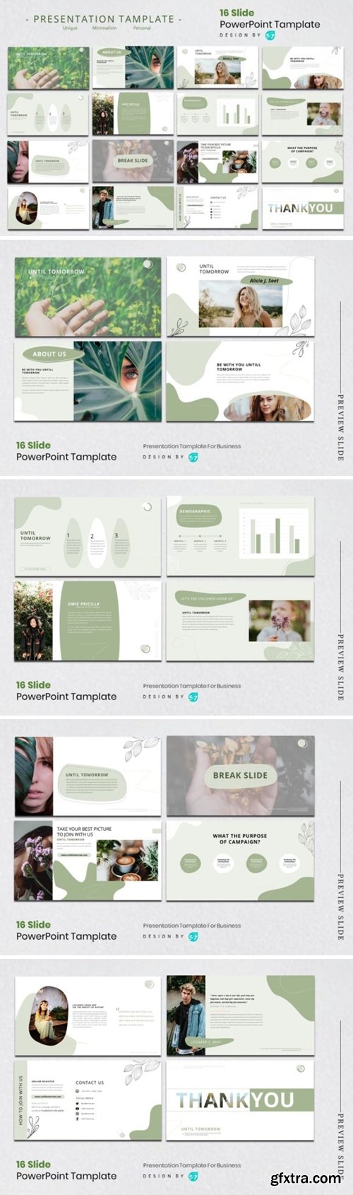 Presentation Tamplate - Green Themes 4116721