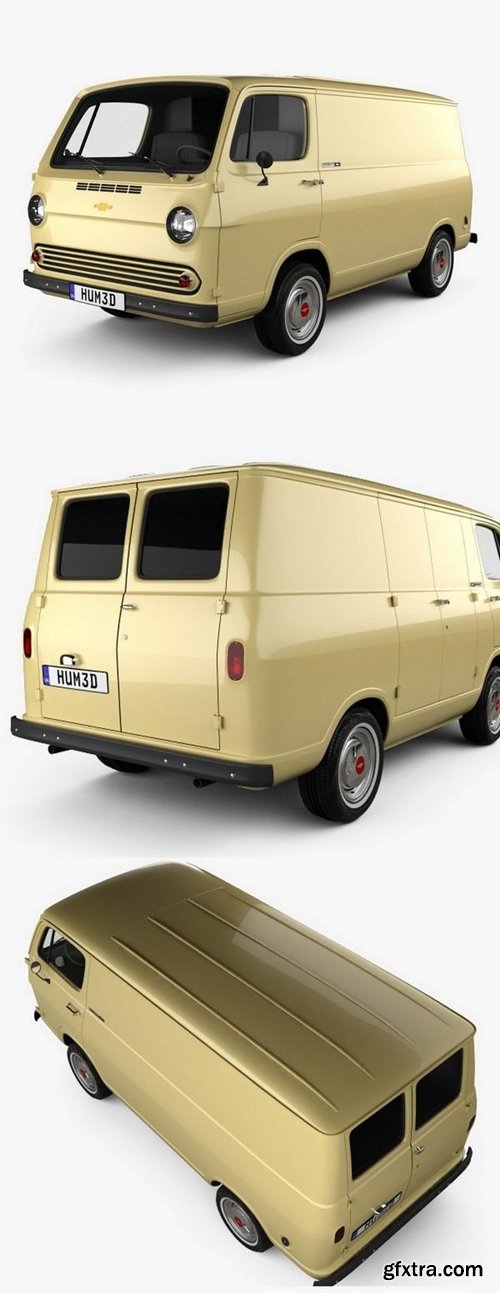 Chevrolet G10 Chevy Van 1964 3D model