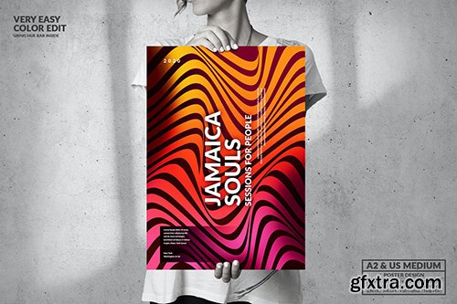 Jamaica Music Event Party - Big Poster Design