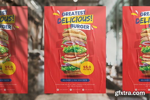 Burger Promotion Flyer/Poster Burger Promotion Flyer/Poster