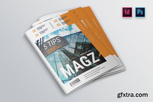 Industrial Magazine Cover Template Industrial Magazine Cover Template