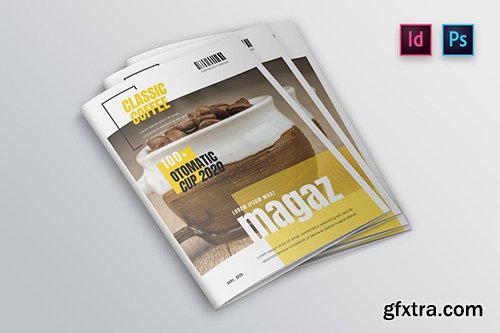 Coffee Magazine Cover Template Coffee Magazine Cover Template