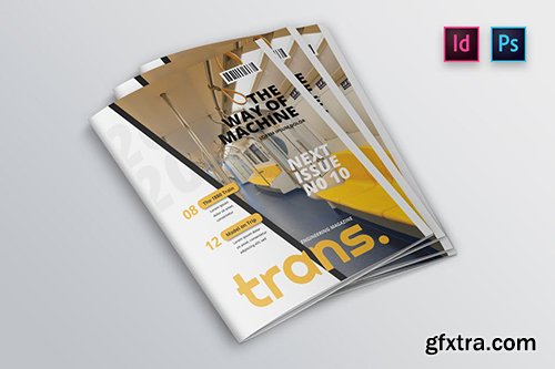 Engineering Magazine Cover Indesign Template